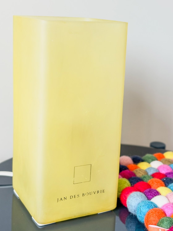 Image 1 of Jan des Bouvrie Table Lamp – Frosted Yellow Glass