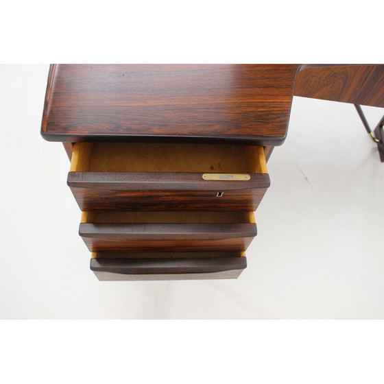 Image 1 of Vintage "Boomerang" desk in rosewood by Peter Løvig Nielsen for Hedensted Møbelfabrik, Denmark 1960s