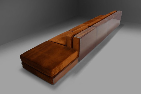 Image 1 of Seltenes Ecksofa aus Acrylglas von Roberto Monsani für Acerbis, Italien 1975