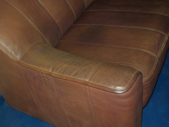 Image 1 of De Sede Büffelleder 3-Sitzer Sofa, Schweiz 1970er Jahre
