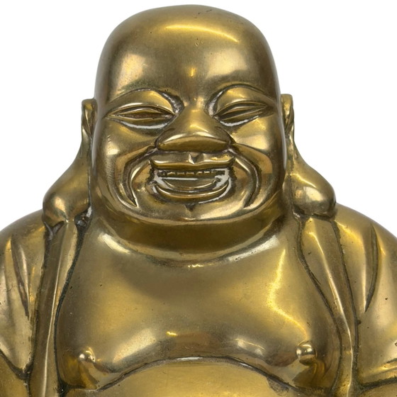 Budai de bronce antiguo — Finales de la dinastía Qing (circa 1880–1912) – Esculturas, Bronze, Brass (photo 9 of 11)