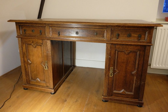 Antique wooden desk (photo 2 of 14)