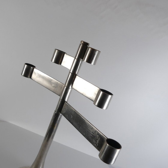Image 1 of Candelabro de 5 llamas diseñado por Georges Bourgeois para Habitat, década de 1970.