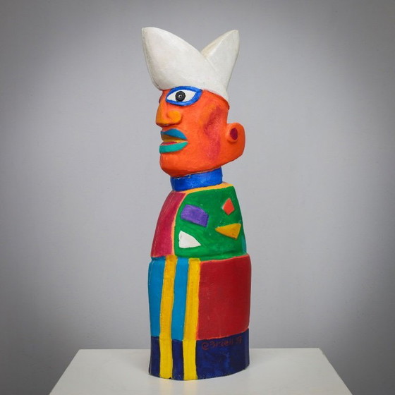 Image 1 of Group of Unique Vibrant Sculptures by Clemens Briels, Netherlands 1990s