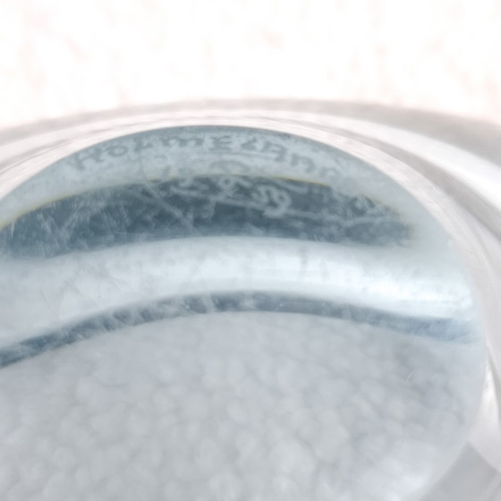 Image 1 of Vintage Holmegaard small bowl Per Lutken light blue glass