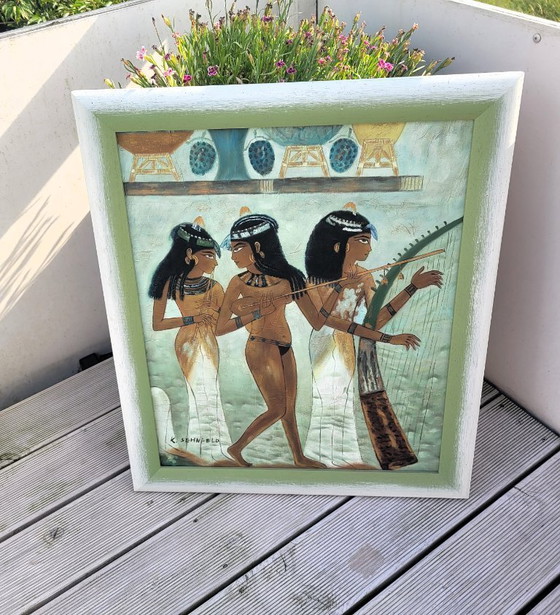 Image 1 of Framed picture/painting by K. Sehnfeld