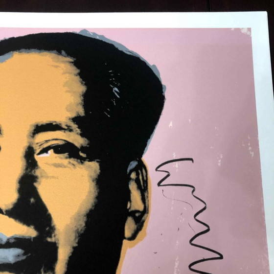 Lithographie « Mao Zedong » d'après Andy Warhol, années 1990 – Lithographies et sérigraphies, Paper (photo 8 of 10)
