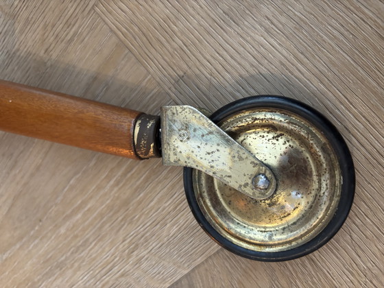 Image 1 of Vintage OPAL houten Barwagen / Serveerwagen - Jaren 50