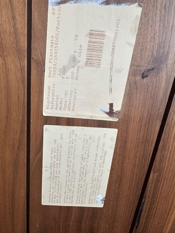 Image 1 of Bert Plantagie dining table Float at Roderick Vos 200x90 cm