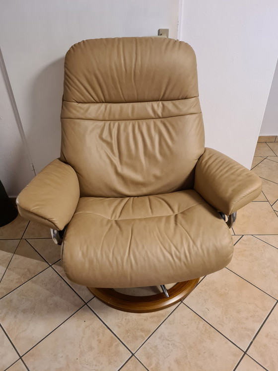 Image 1 of Stressless Relaxsessel Sunrise (L) Ledersessel Signature Neu