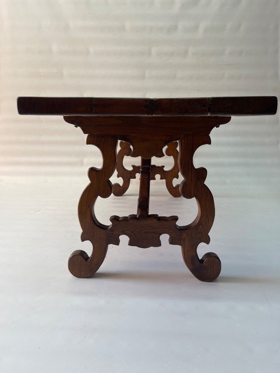 Set da pranzo degli anni '60 di provenienza italiana, realizzato in legno massello di noce. – Wood, Vintage (photo 15 of 16)