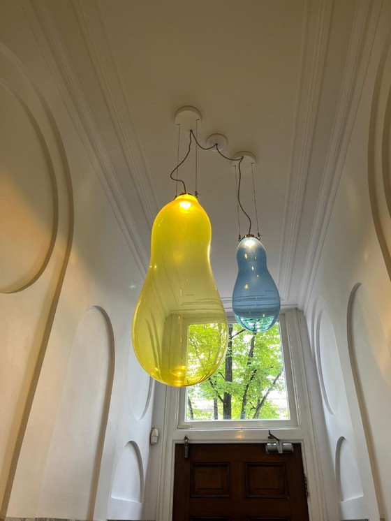 Image 1 of Alex de Witte - La Gran Burbuja, vidrio de color amarillo medio