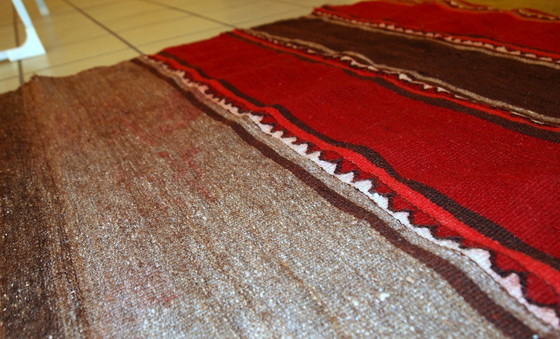Image 1 of Tappeto kilim persiano vintage Ardabil fatto a mano, 80 cm x 290 cm, anni '50 - 1C355