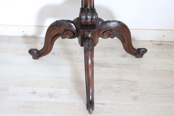 Image 1 of Gueridon Table in Walnut, Early 20th Century