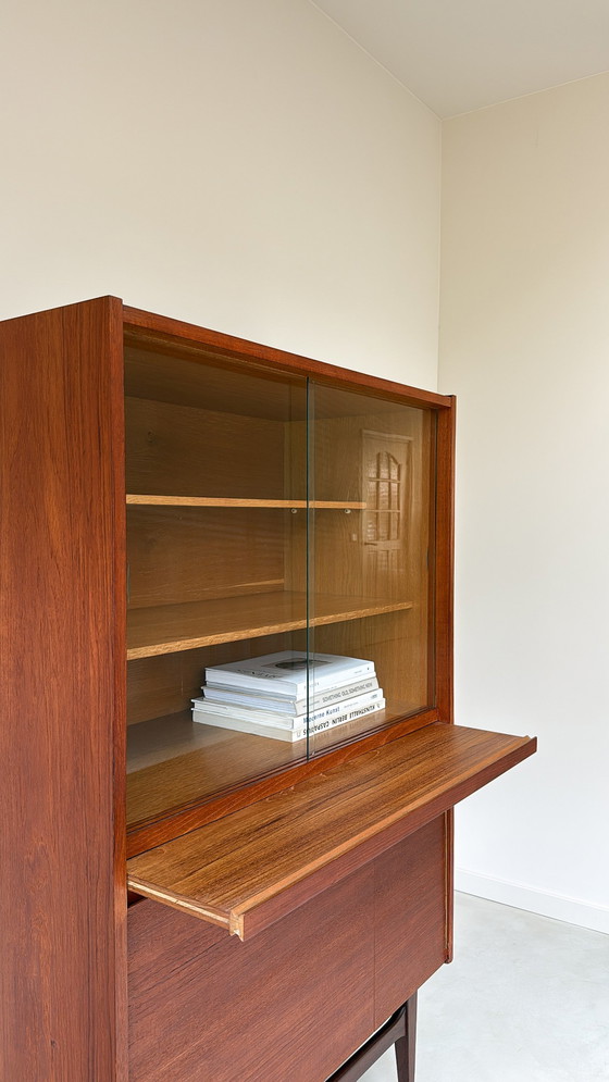 Image 1 of Vintage wooden display cabinet