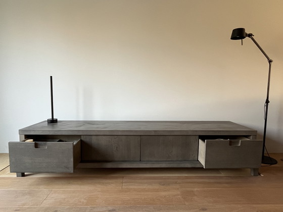 Image 1 of Solid oak sideboard by Van Rossum