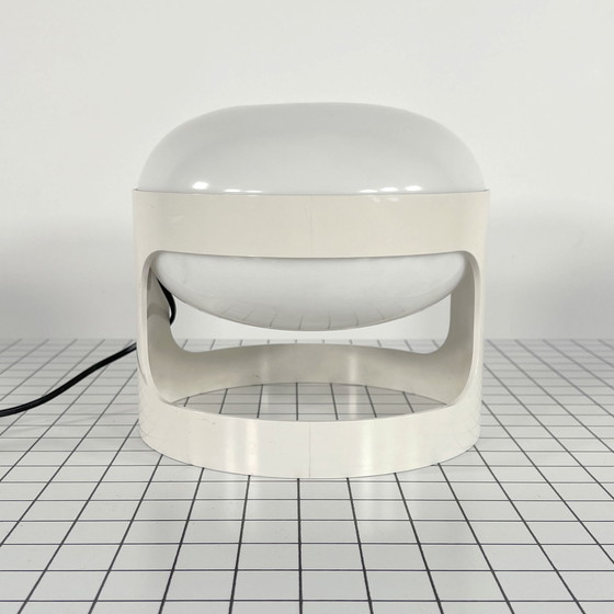 Image 1 of Weiße Kd27 Tischleuchte von Joe Colombo für Kartell, 1960er Jahre