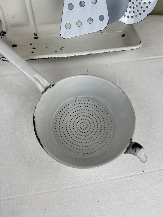 Enameled Shelf and Utensils – Kitchen accessories, Metal (photo 4 of 14)
