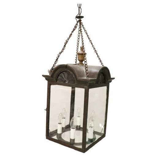 Lantaarn van ijzer en glas, Italië begin 20e eeuw