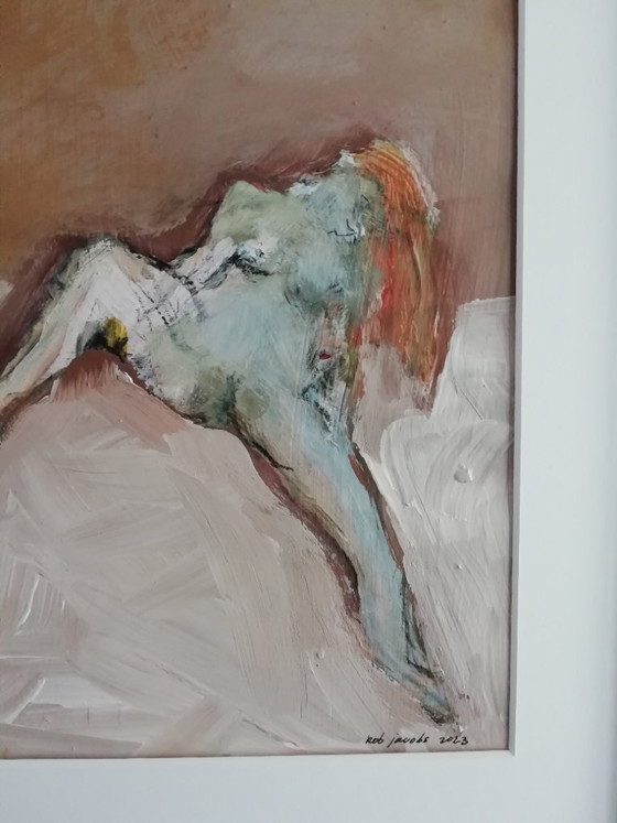 Waiting for her Lover – Rob Jacobs, Schilderijen & Tekeningen, Papier (photo 6 of 7)