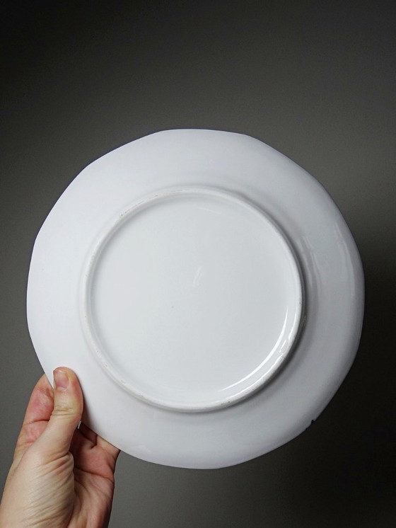 Image 1 of 7 Bernardaud Limoges porcelain dessert plates with floral decoration from the 1920s-1950s