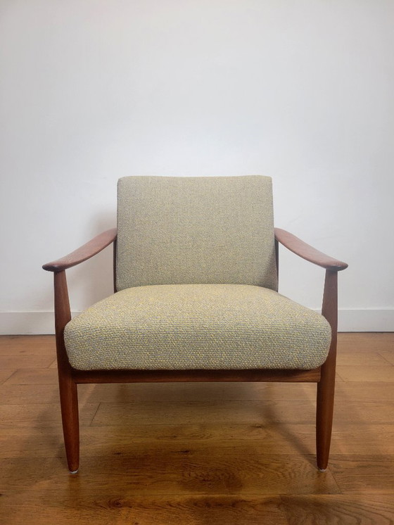Image 1 of Fauteuil vintage en teck de Carl Straub, 1960