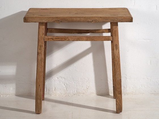 Antique hall side table (c.1920) #26, Consoles, Wood, Brown, Rustic (photo 28 of 31)