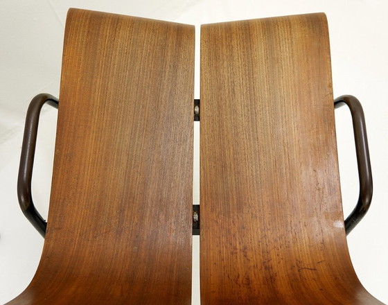 Image 1 of Set van 3 Zwitserse "GA" stoelen van Hans Bellmann voor Horgen-Glarus, jaren 60