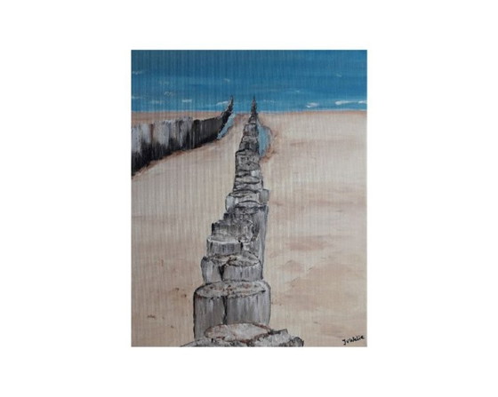 Image 1 of 3 Strand-/Meeresgemälde