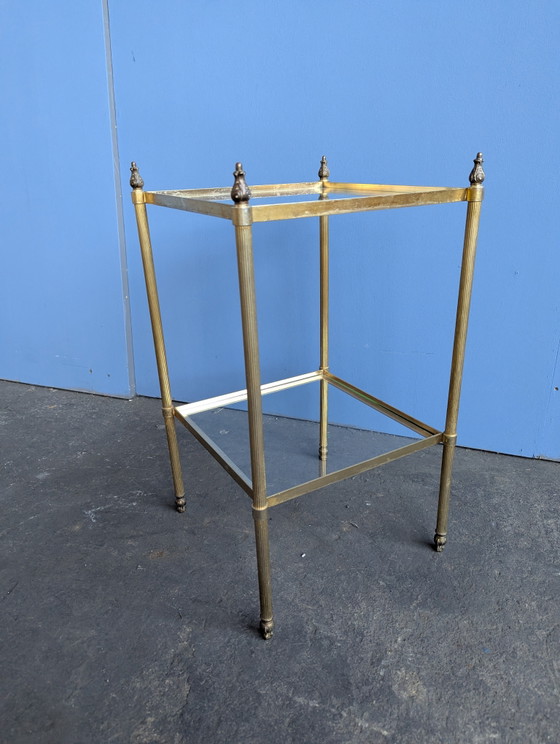 Mesa auxiliar – Maison Jansen, Mesas auxiliares, Bronze, Glass (photo 11 of 14)