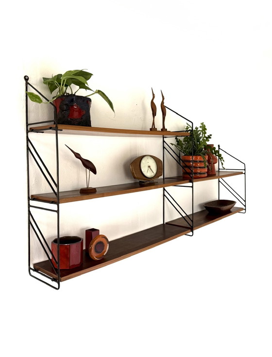 Image 1 of Vintage XL wall rack, WHB Germany '60