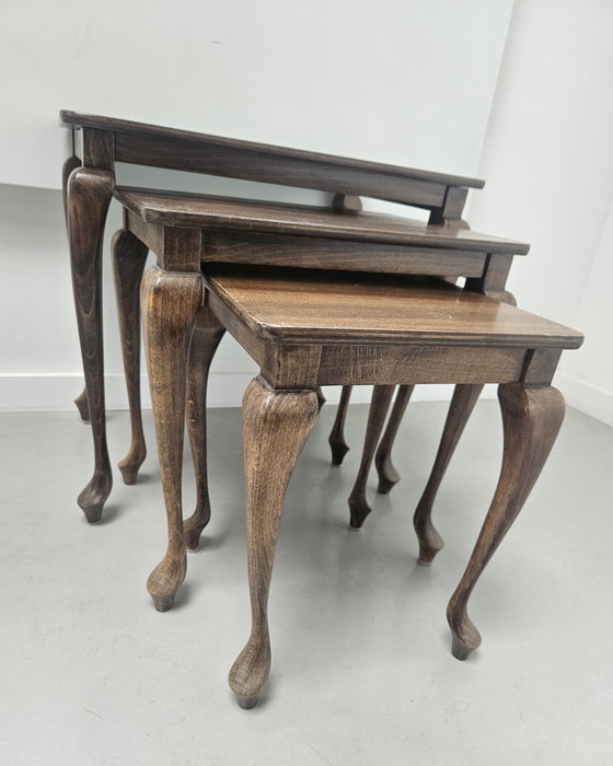 Image 1 of Queen Anne nesting tables