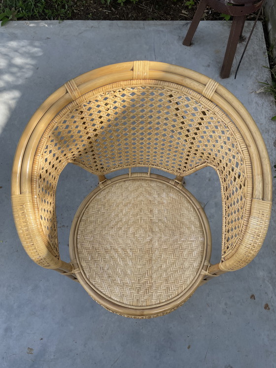 Image 1 of Vintage webbing chair - Boho style