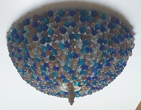 Grand plafonnier en verre de Murano en forme de raisin (37 cm) – Glass, Metal (photo 13 of 30)