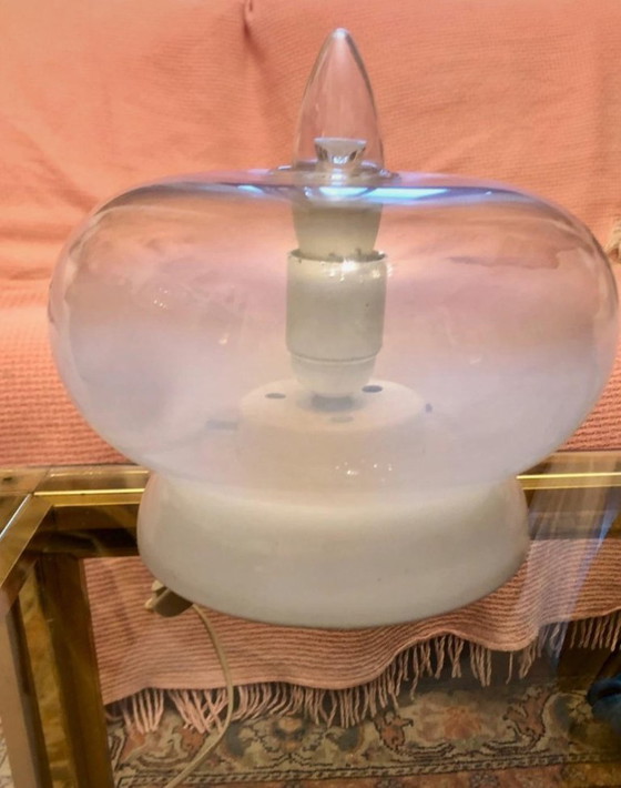 Image 1 of lampe verre italie roberto pamio ou giusto toso