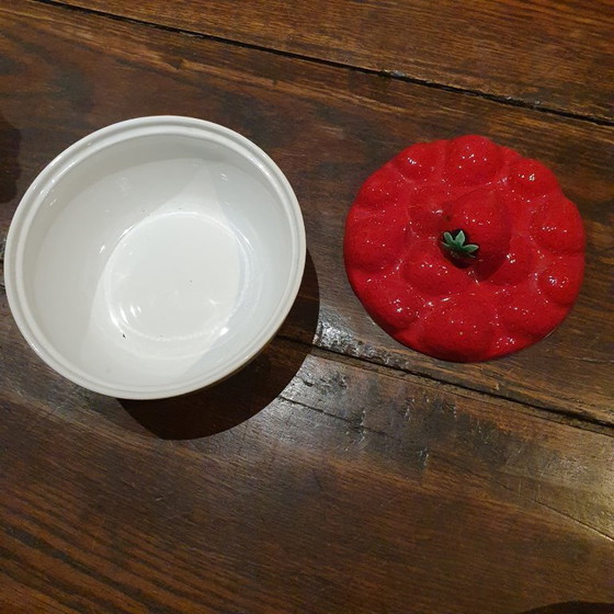 Image 1 of Frutero con tapa en cerámica