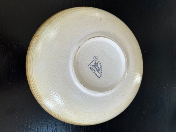 Image 1 of Longchamp zandstenen bord service 42 stuks