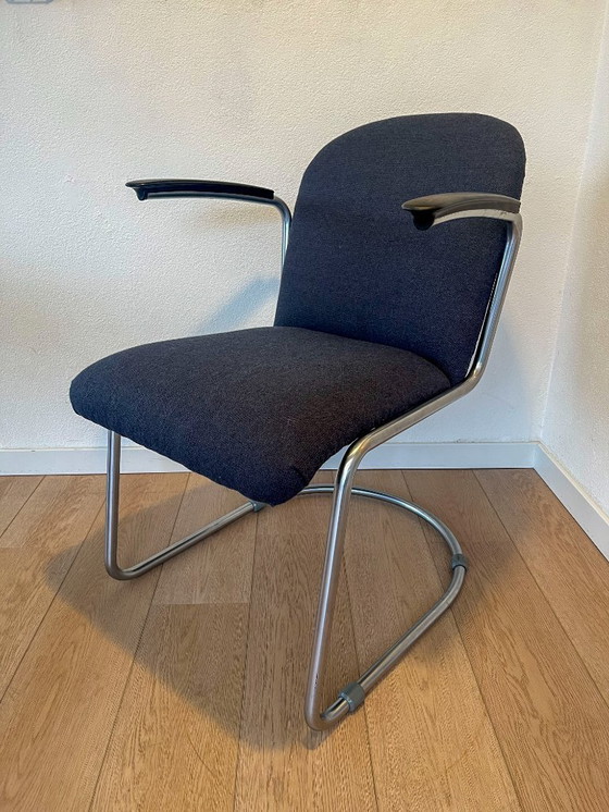 Image 1 of 2x Gispen 413 chair (reupholstered)