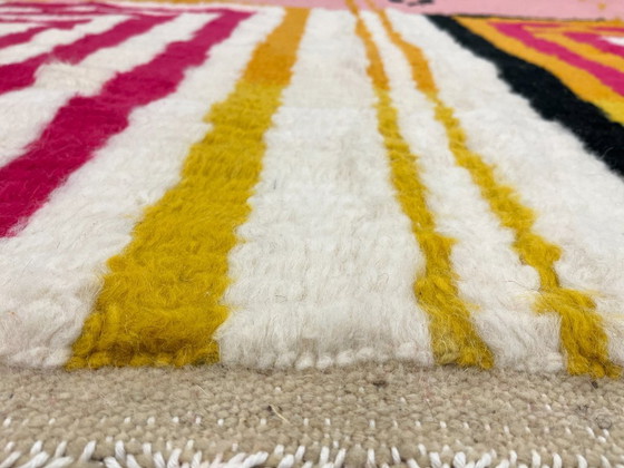 Image 1 of Grande tappeto marocchino Azilal – Lana naturale – 301 cm x 199 cm