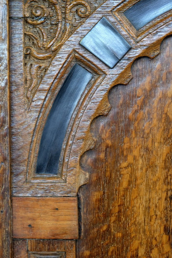 Image 1 of Hollandse 17de eeuwse Toogkast eikenhout