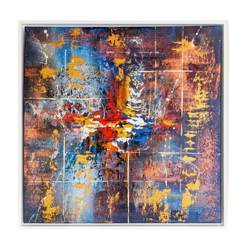 Original Kim Dieu acrylic painting, modern wall art, Inspire Art, 79x79