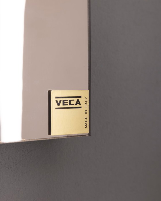 Lampada da soffitto vintage italiana con specchio, marca Veca, anni '70. – Lampade a sospensione, Glass (photo 6 of 8)