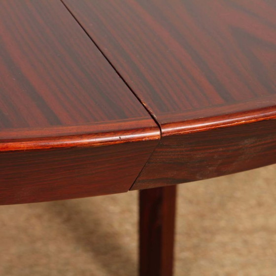 Image 1 of Table ronde extensible par Ole Hald pour Gudme Møbelfabrik, 1960