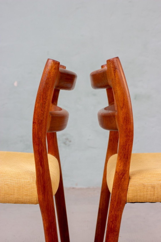 Image 1 of 4 x Niels Otto Möller Model 84 Stoel Deens Vintage Teak