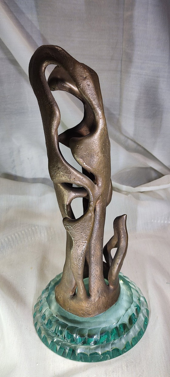 Image 1 of Abstract Bronze Sculpture "Family"