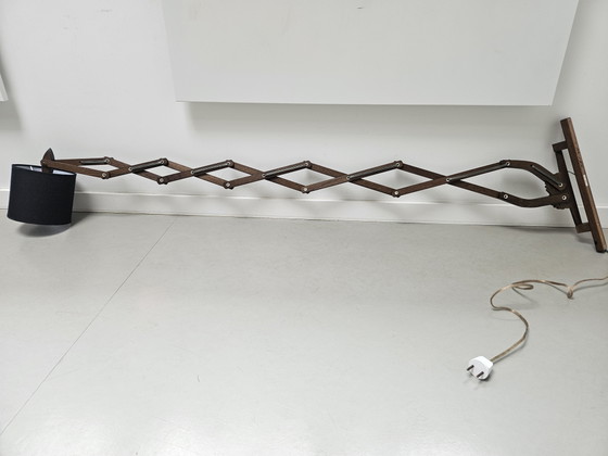 Lampada a forbice Zweers in legno anni '60 155 cm – Applique, Wood (photo 10 of 14)