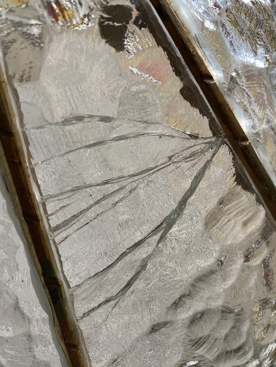 Image 1 of Grande lampada da soffitto in vetro Poliarte italiano vintage, anni Sessanta