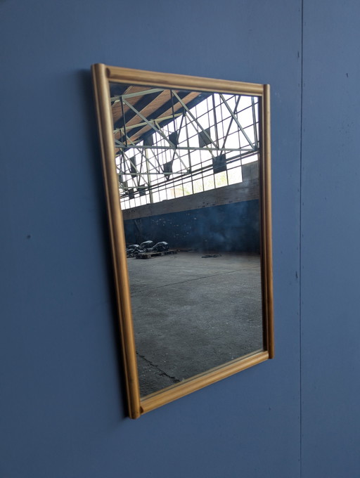 Espejo antiguo de madera con marco de pino. – spiegels, Wood, Glass (photo 2 of 8)