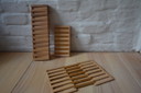 Vintage Wooden Coaster Foldable
