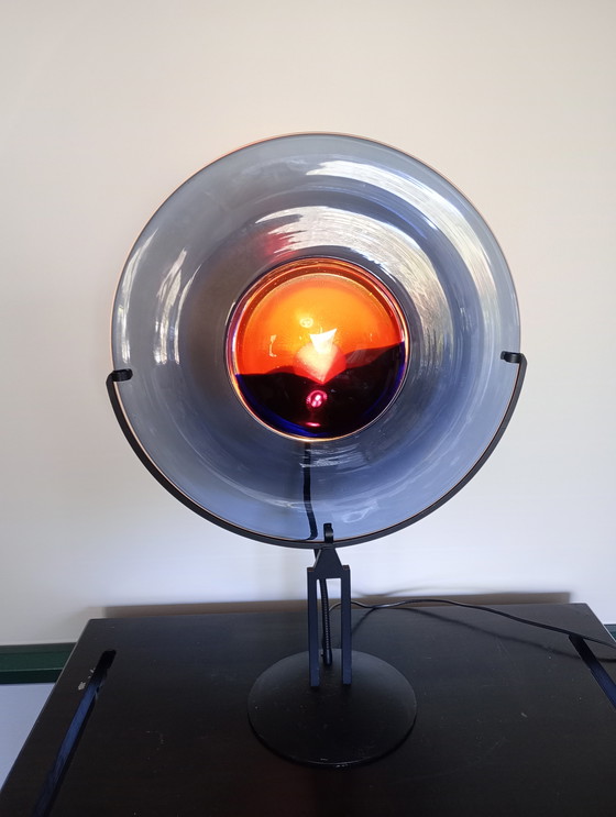 Image 1 of Murano sunset table lamp Elio Raffaelli, Robert Cammozzo